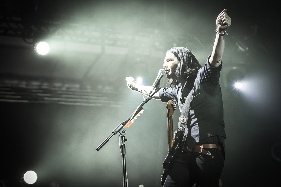 Placebo – Brian Molko und Band in der Festhalle. – Brian Molko.