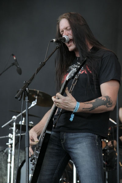 Poisonblack auf dem Summer Breeze. – Ville Laihiala