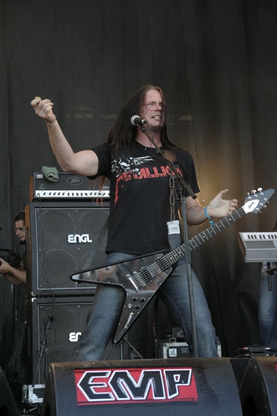 Poisonblack auf dem Summer Breeze. – Ville Laihiala