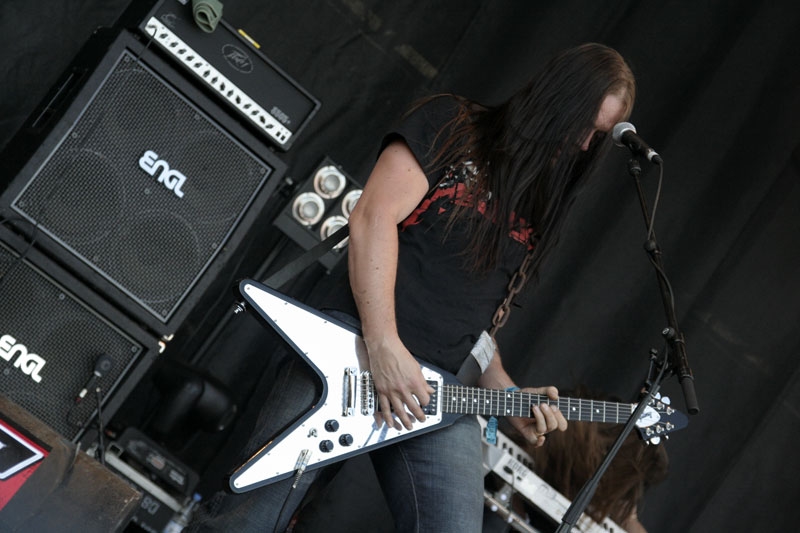 Poisonblack auf dem Summer Breeze. – Ville Laihiala