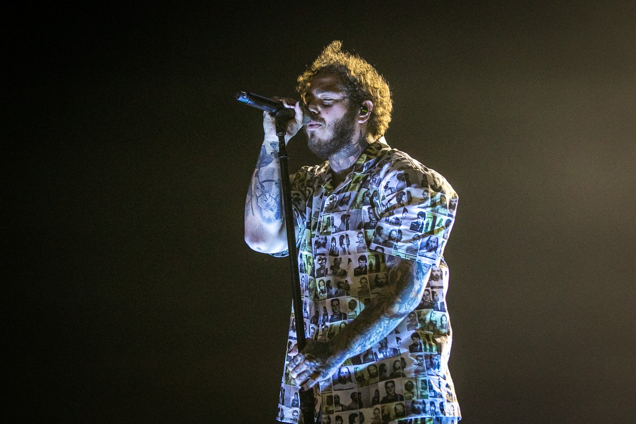 12.000 Fans huldigen dem US-Rapper. – Post Malone.