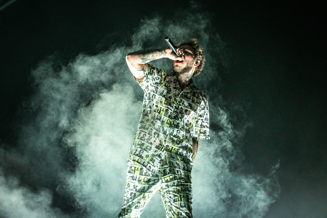 12.000 Fans huldigen dem US-Rapper. – Post Malone.