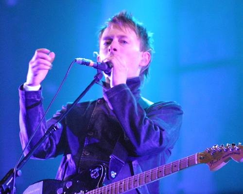 Die 2003er-Radiohead-Performance in Neuhausen ob Eck. – He talks in maths