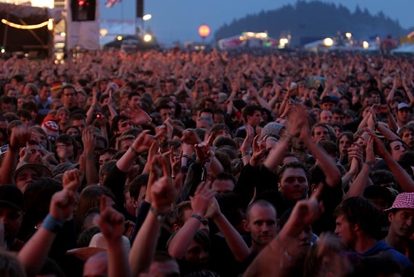 Rage Against The Machine – Beim RAR 2008 lieferten RATM einen spektakulären Headliner-Gig ab. – 