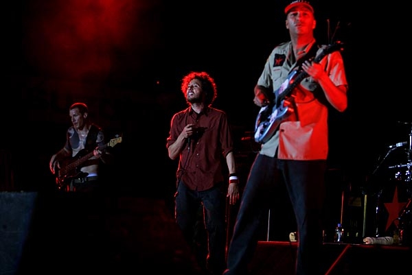 Rage Against The Machine – Beim RAR 2008 lieferten RATM einen spektakulären Headliner-Gig ab. – 