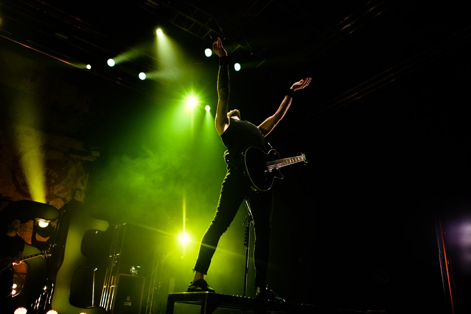 Rise Against – In der Eishalle Deutweg gings zur Sache. – Zach again.