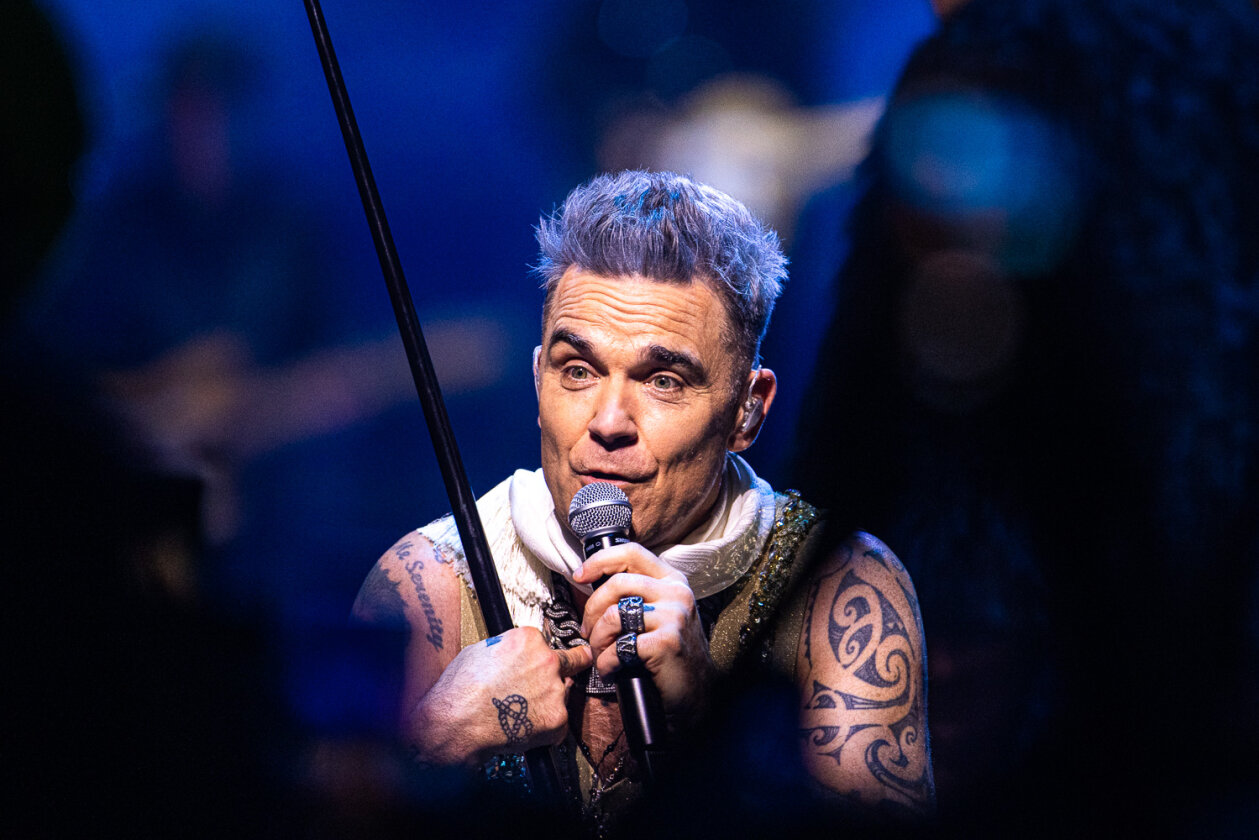 Pop-Spektakel in der Hauptstadt: Der britische Popstar begeistert seine Fans. – Robbie Williams.