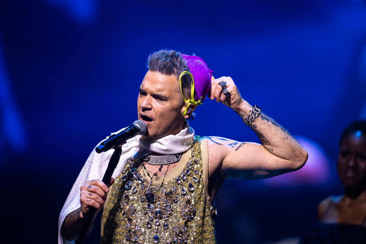 Pop-Spektakel in der Hauptstadt: Der britische Popstar begeistert seine Fans. – Robbie Williams.