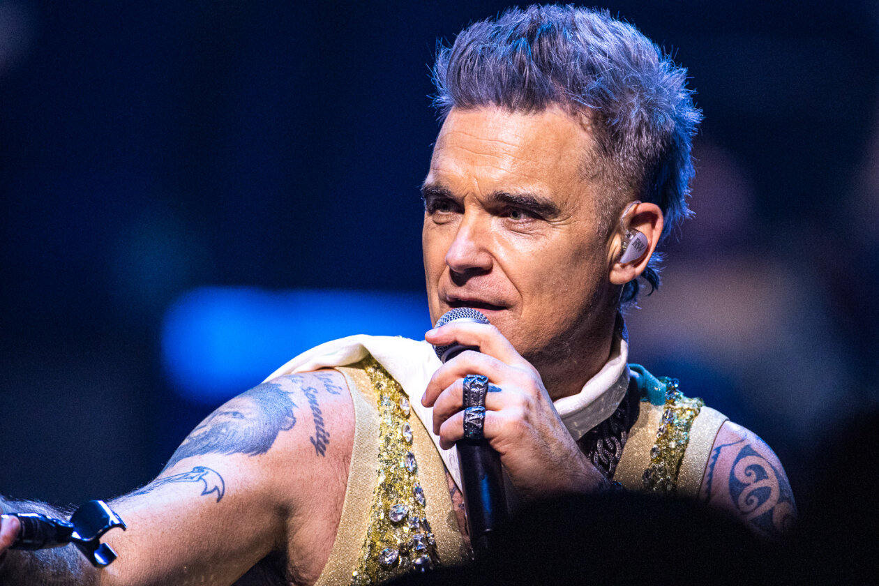 Pop-Spektakel in der Hauptstadt: Der britische Popstar begeistert seine Fans. – Robbie Williams.