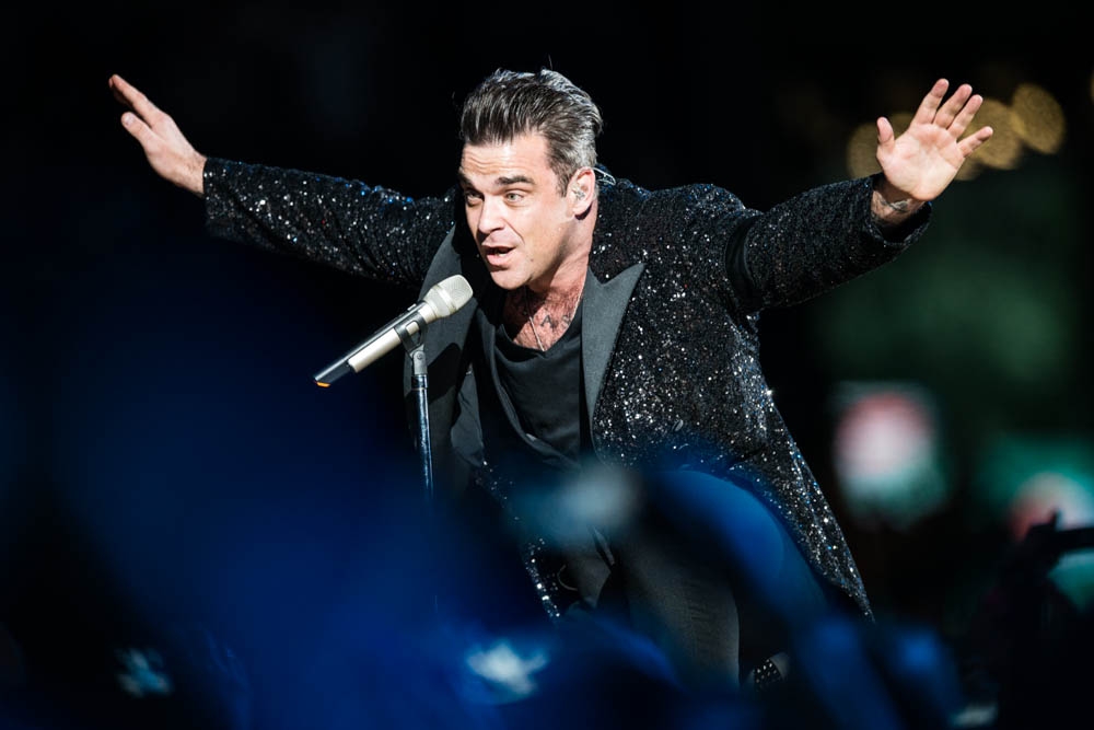 Robbie vor 50.000 Zuschauern auf Schalke. – Robbie Williams, Gelsenkirchen 2013