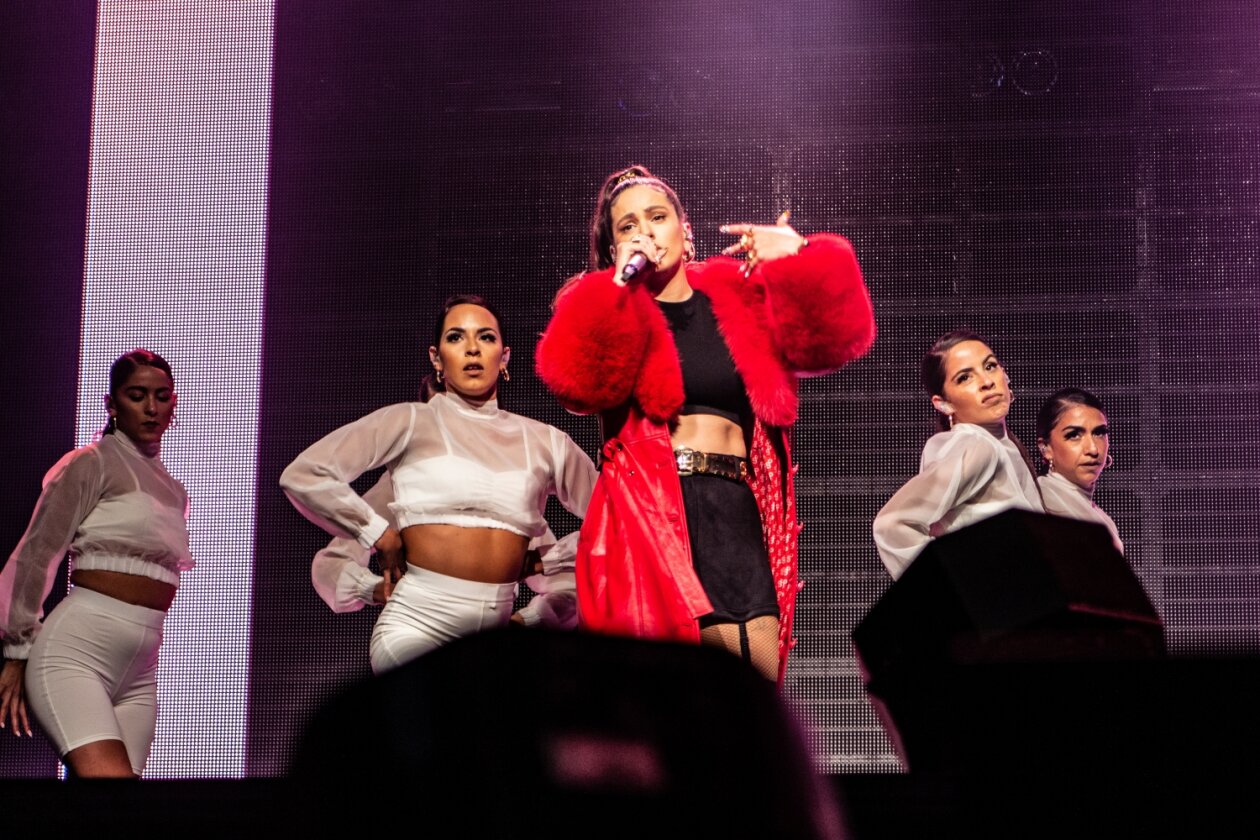 Rosalías Flamenco Pop on stage – kurz nach dem Release von "El Mal Querer". – Rosalía.