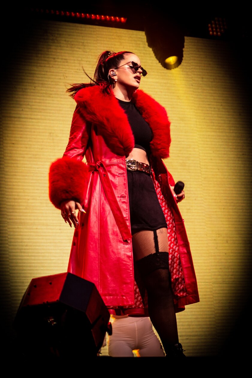 Rosalías Flamenco Pop on stage – kurz nach dem Release von "El Mal Querer". – Rosalía.