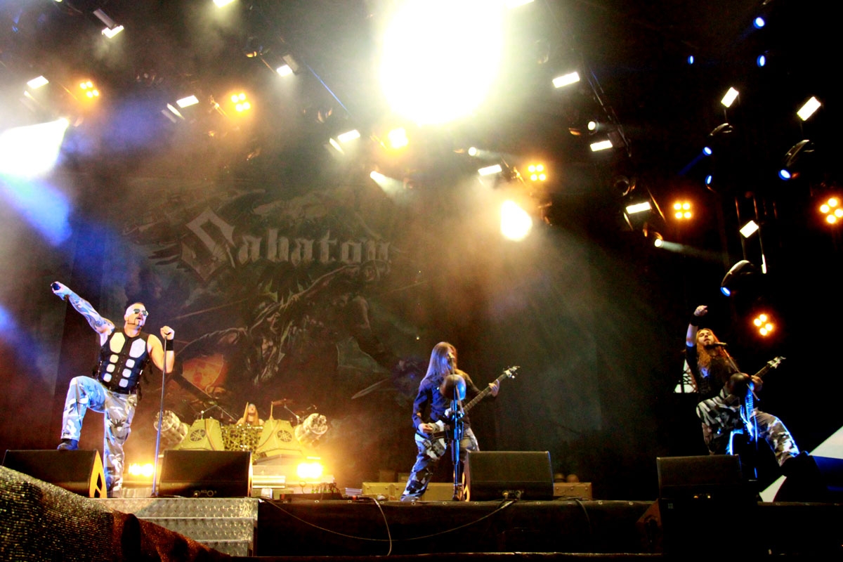 Werden mehr und mehr zum Headliner. – Sabaton