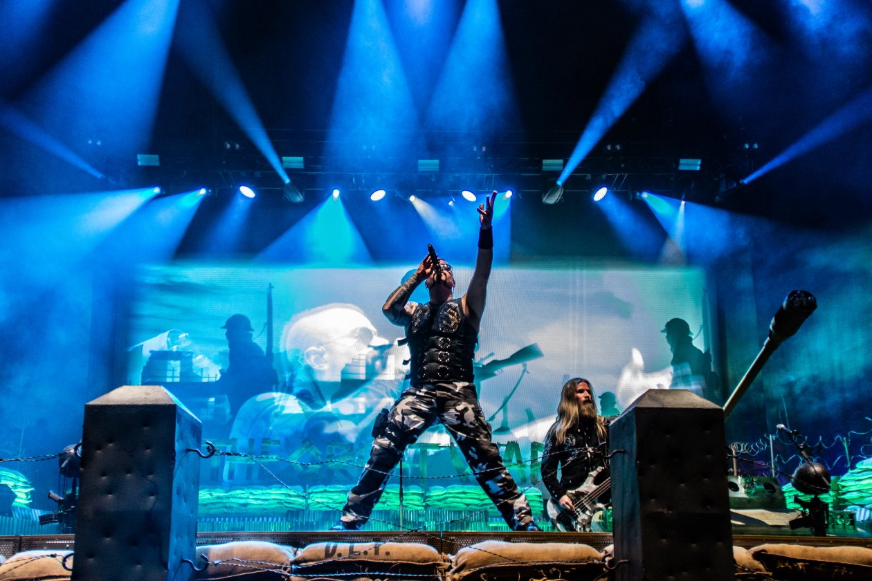 Im Schützengraben bei "The Great Tour". – Sabaton.