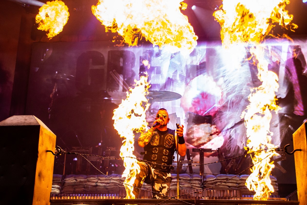 Im Schützengraben bei "The Great Tour". – Sabaton.