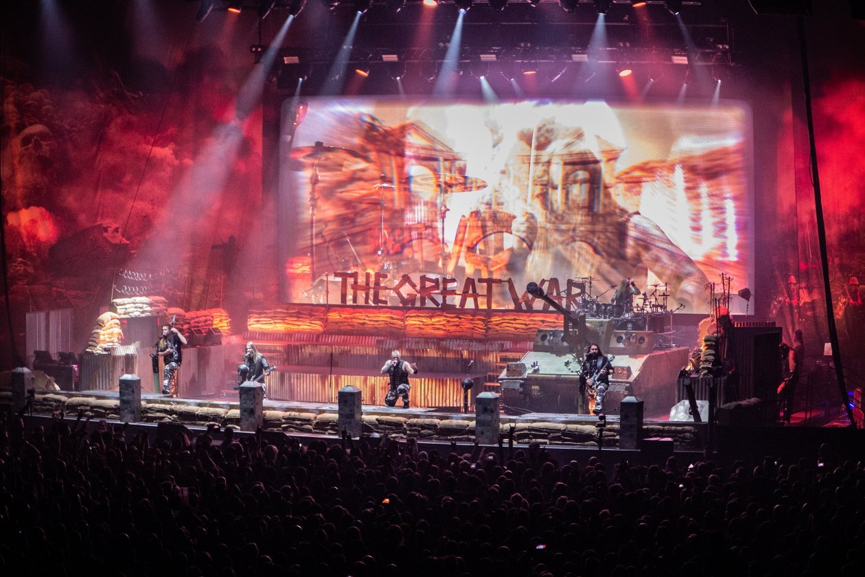 Im Schützengraben bei "The Great Tour". – Sabaton.