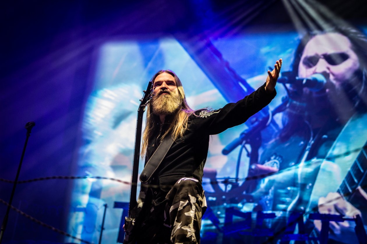 Sabaton – Im Schützengraben bei "The Great Tour". – Pär Sundström.