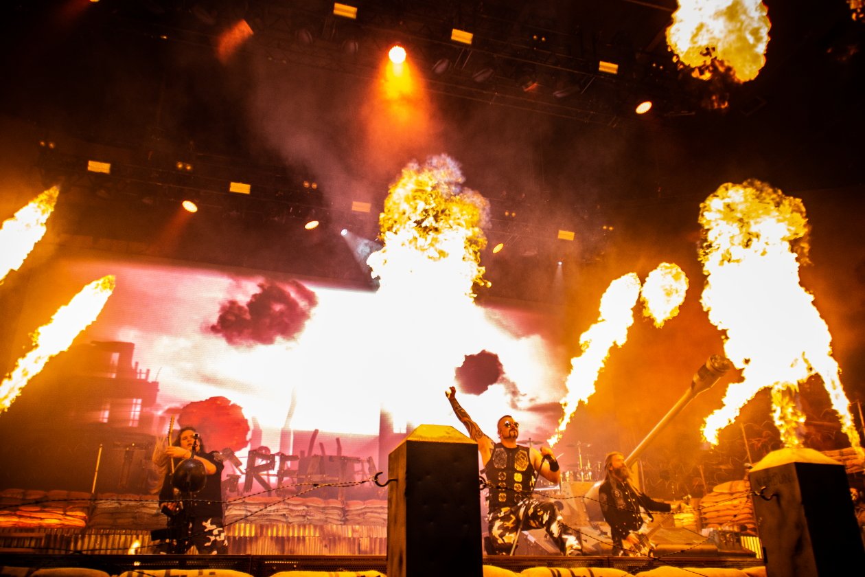 Sabaton – Im Schützengraben bei "The Great Tour". – The Great War.