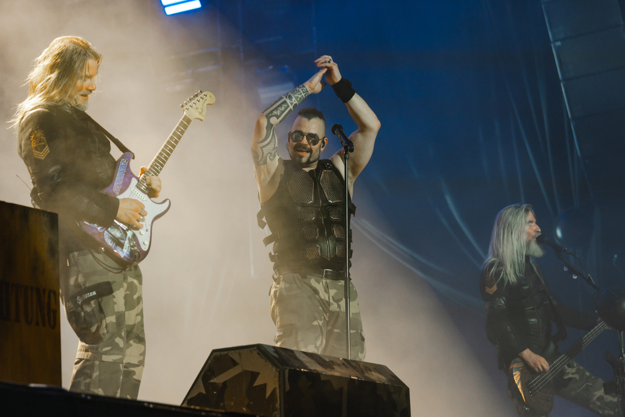 Late-Night-Special am Samstag: die Powermetal-Größen aus Schweden. – Sabaton.