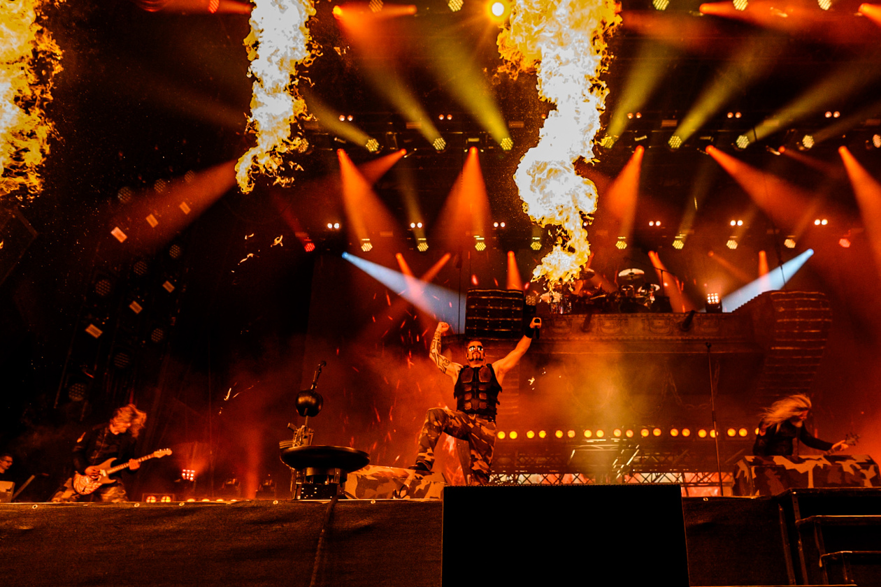 Late-Night-Special am Samstag: die Powermetal-Größen aus Schweden. – Sabaton.