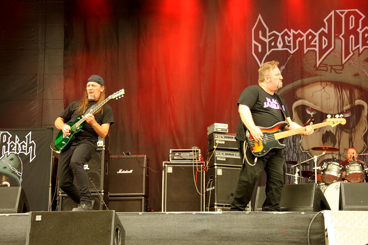 Die Amis legten in Balingen einen erstklasigen Gig hin. – Sacred Reich.
