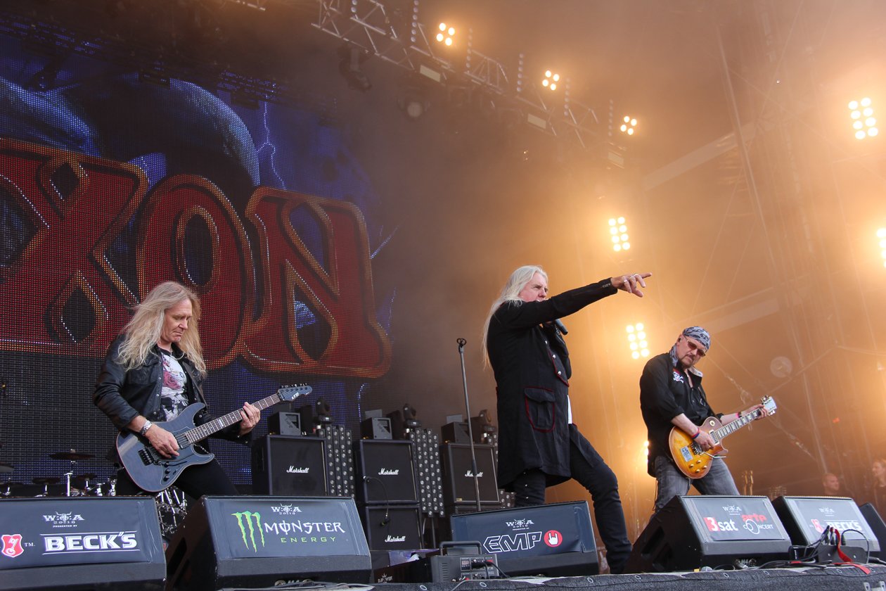 Saxon – Heavy Metal-Dinos bei der Arbeit. – Beim Wacken.