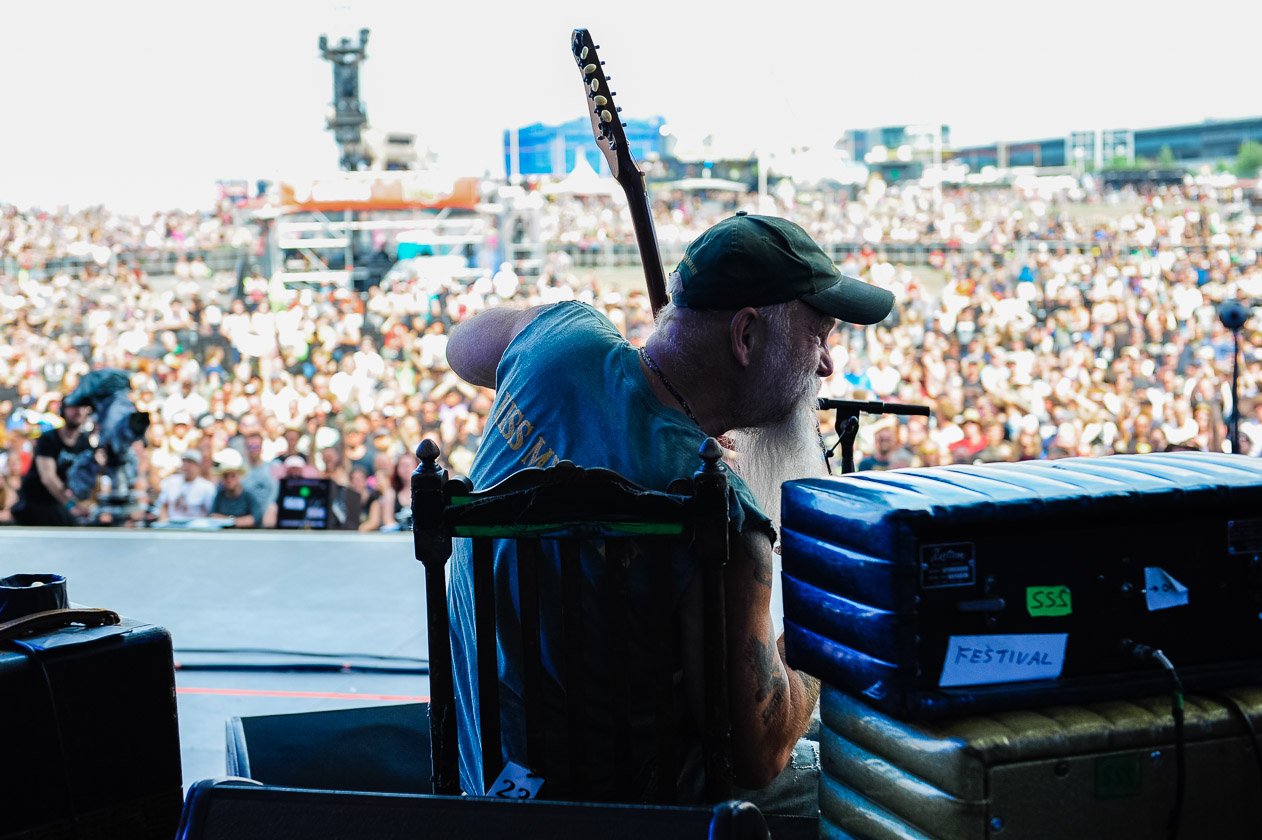 Der Obersympath und Fanliebling am Ring. – Seasick Steve.