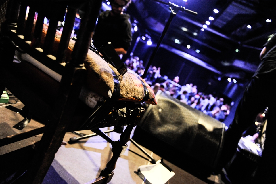 Seasick Steve und seine Gitarren in Zürich. – Seasick Steve, Zürich, 2013