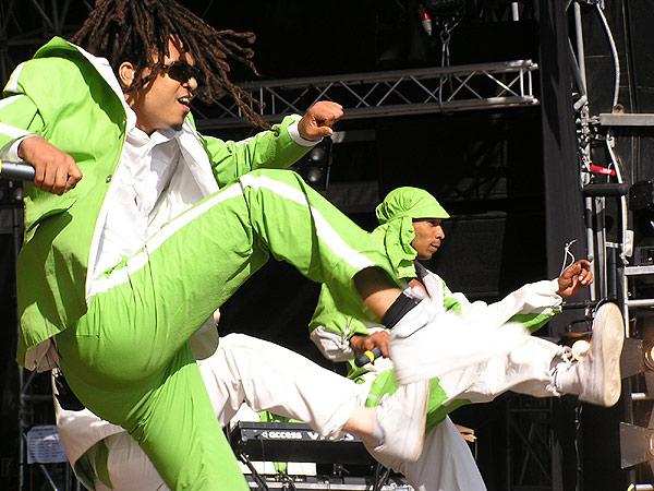 Seeed live auf dem Open Air St. Gallen, Juli 2005. – 
