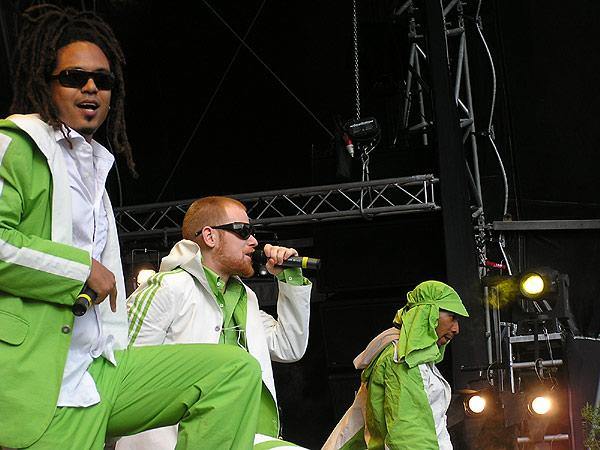 Seeed live auf dem Open Air St. Gallen, Juli 2005. – 