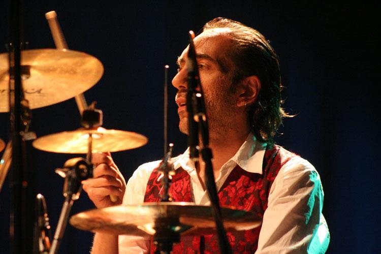 Shantel und das Bucovina Club Orkestar beim Zeltival in Karlsruhe. – 