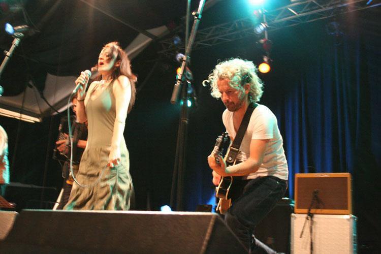 Shantel und das Bucovina Club Orkestar beim Zeltival in Karlsruhe. – 