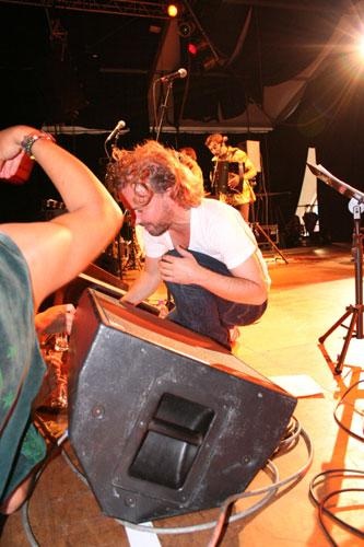 Shantel und das Bucovina Club Orkestar beim Zeltival in Karlsruhe. – 