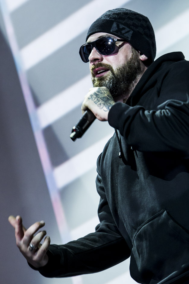 Sido – Einmal Fan, immer Fan - beim ausverkaufte Gig in der Domstadt. – Am Mic.