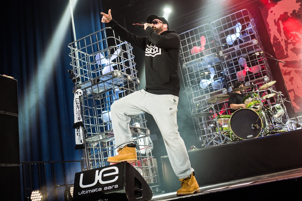 Sido – Der Gegner in der Essener Grugahalle: Haftbefehl. – Wer is' der Boss?