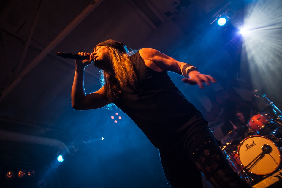 Die Truppe aus New Jersey in der Essigfabrik. – Skid Row.