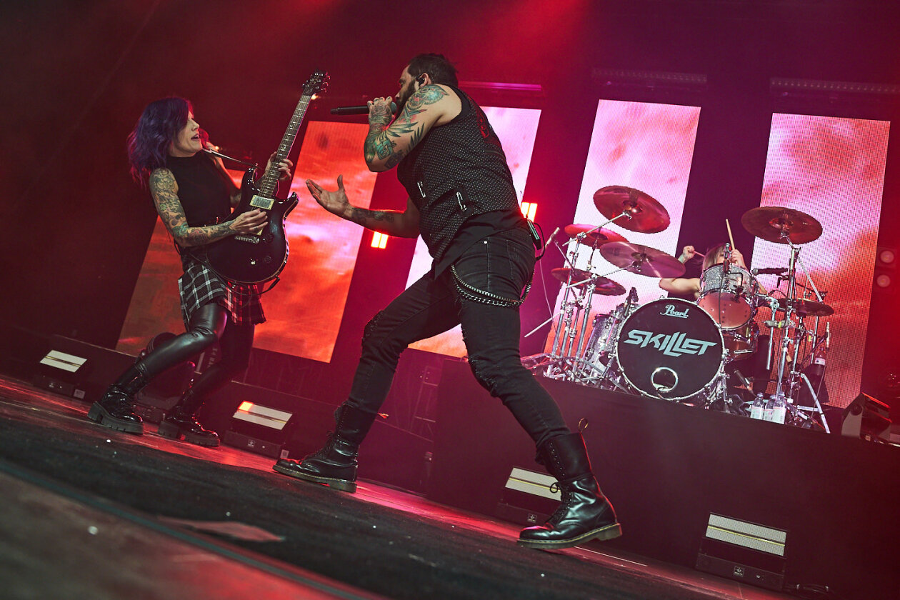 Von Christian Rock bis Nu Metal: die US-Amerikaner auf Deutschlandtour. – Skillet.