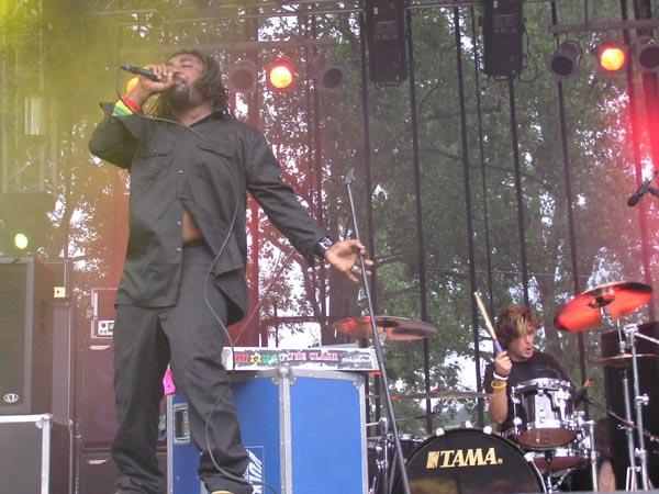 Hatten sichtlich Spaß: Skindred. – 