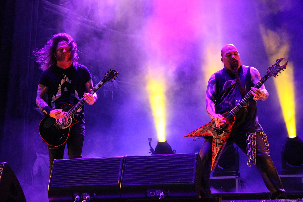 SLAAAAAYYYYER! Der Headliner räumt ab. – Slayer.