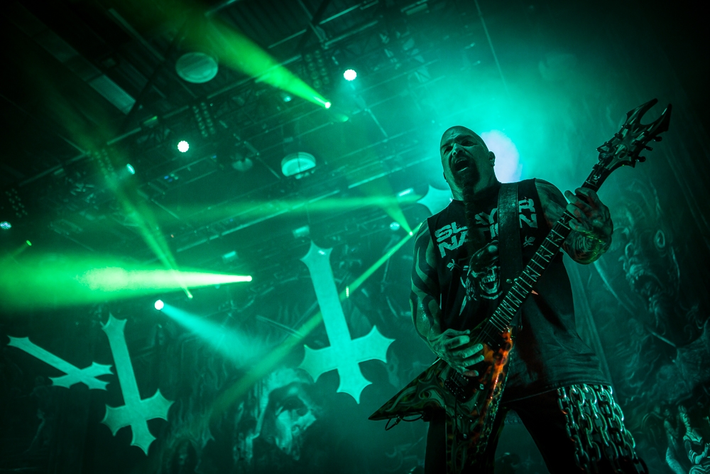 Im Powerpack mit Anthrax und Kvelertak. – Slayer.