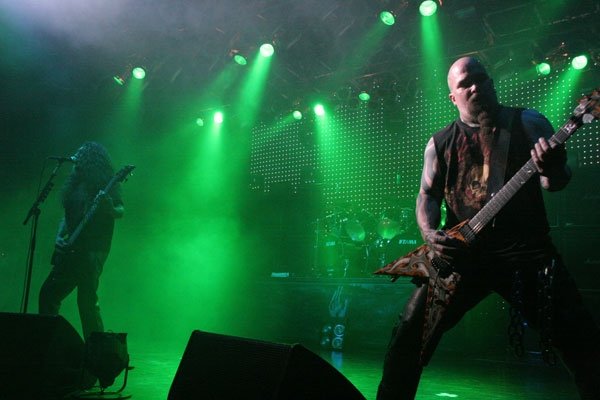 Unholy Alliance-Tour 2008. – Slayer in action!