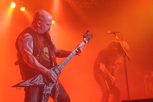 Unholy Alliance-Tour 2008. – Slayer in action!