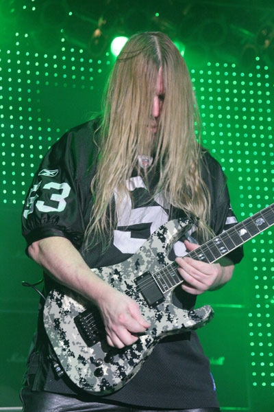 Slayer – Unholy Alliance-Tour 2008. – Jeff Hanneman