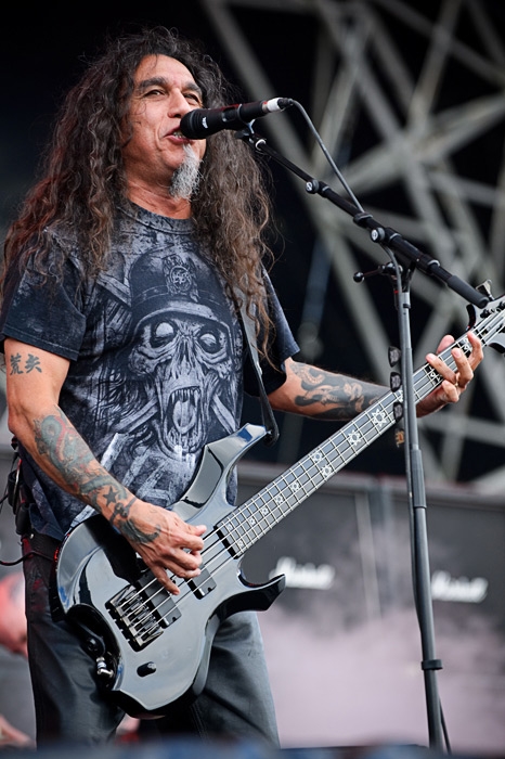 Slayer – Highspeed im französischen Amneville. – Tom Araya.