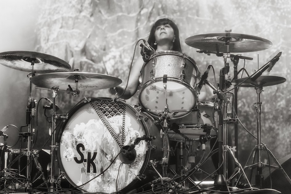 Sleater Kinney – Riot Grrrls der ersten Stunde im Huxley's Neue Welt – Janet Weiss.
