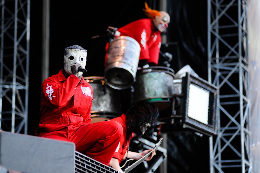 Slipknot beim Sonisphere Festival. – Slipknot als Headliner beim Sonisphere Festival 2011.