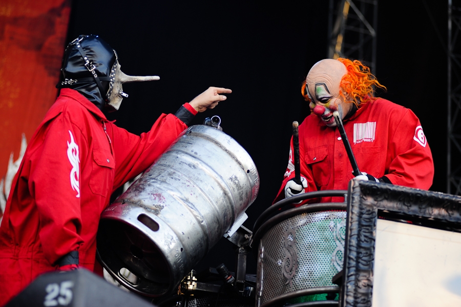 Slipknot beim Sonisphere Festival. – Slipknot als Headliner beim Sonisphere Festival 2011.