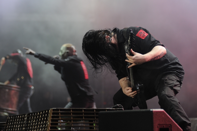 Nicht kleckern sondern klotzen - Slipknot. – Slipknot bretterten über die Centerstage ...