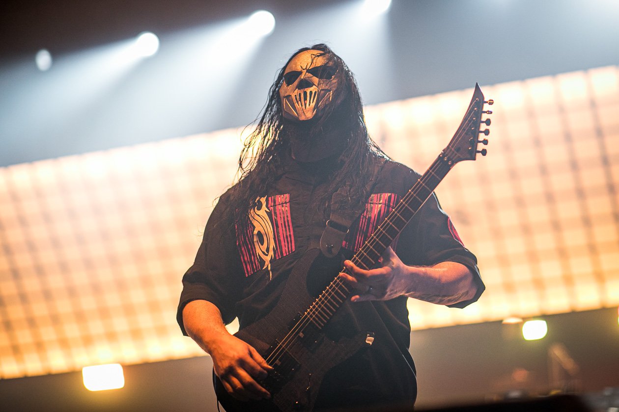 Slipknot – Corey Taylor und Co.: Das aktuelle Album "We Are Not Your Kind" im Gepäck und Behemoth im Vorprogramm. – Mick Thomson. 