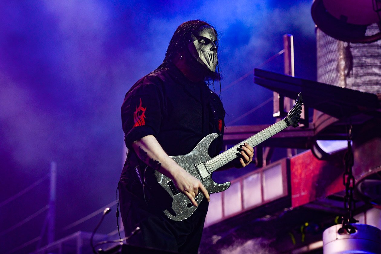Corey Taylor und Co. machten sich bei ihrem Comeback am letzten Festivaltag die Hauptbühne untertan. – Slipknot.